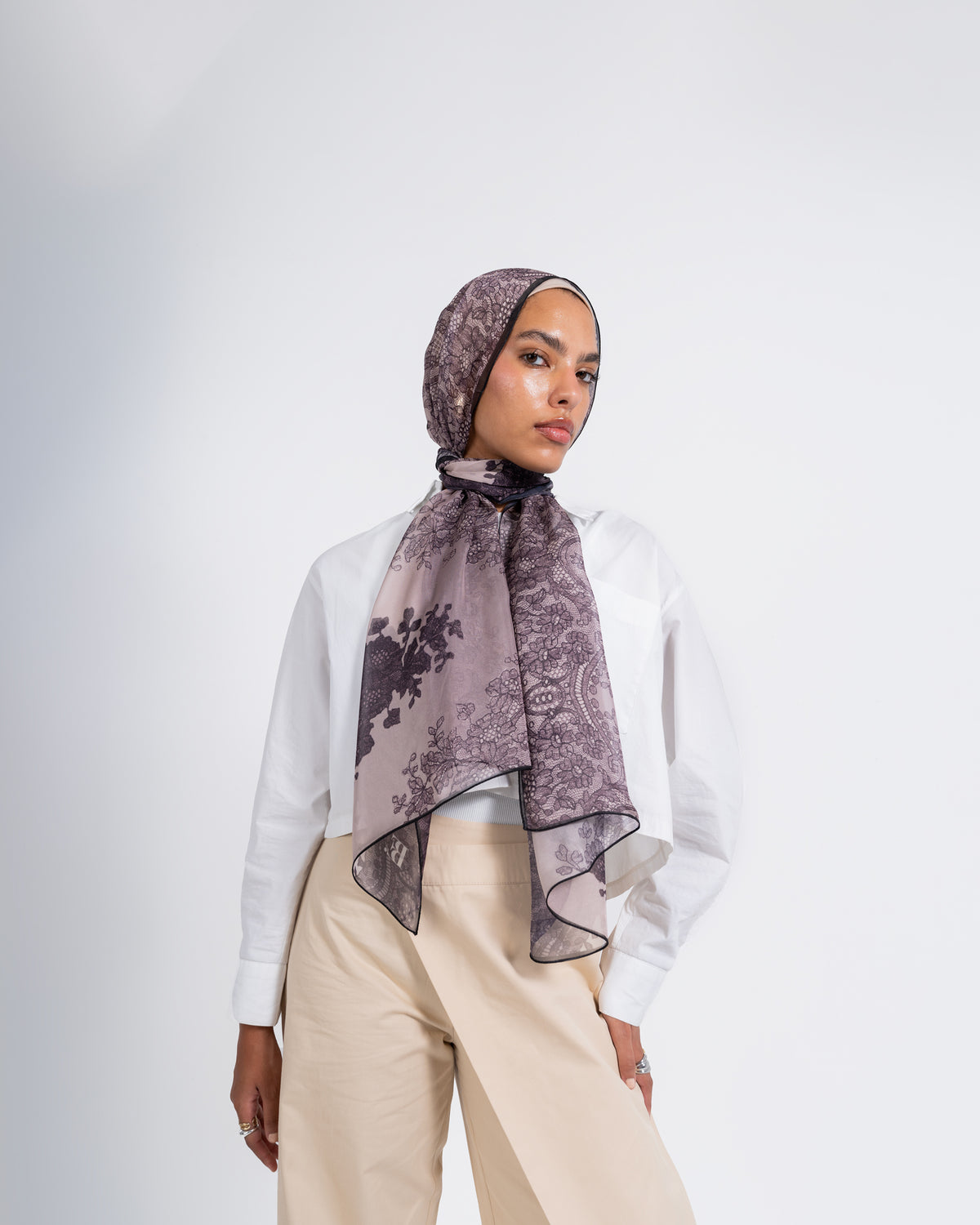 A Lace Story in Shades of Burgundy & Nude