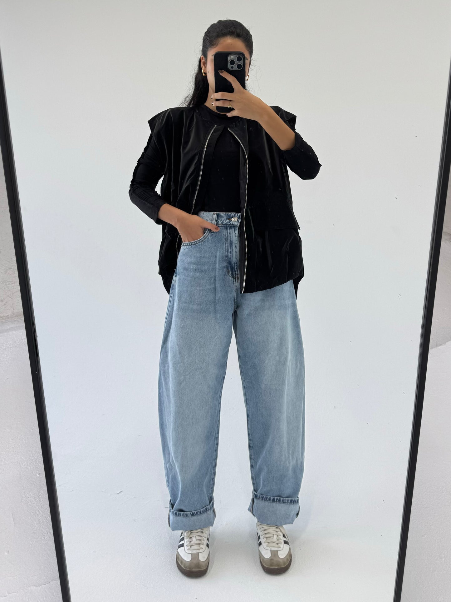 Balloon Jeans in Light Blue
