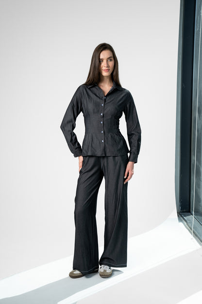 Hourglass Shirt in Light Jeans