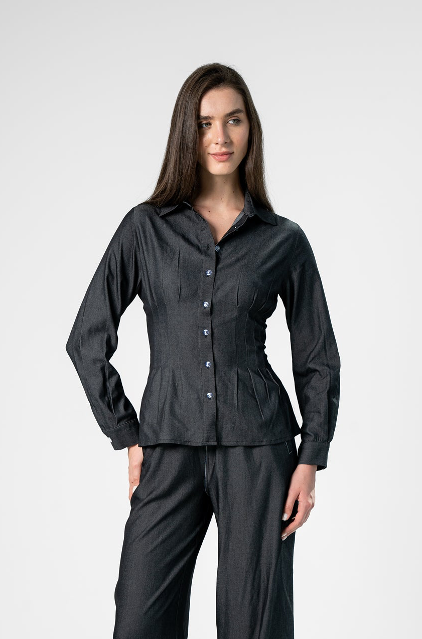 Hourglass Shirt in Light Jeans