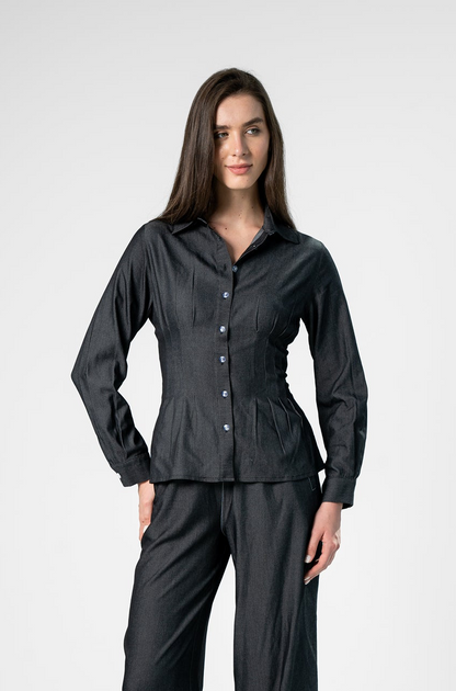 Hourglass Shirt in Light Jeans