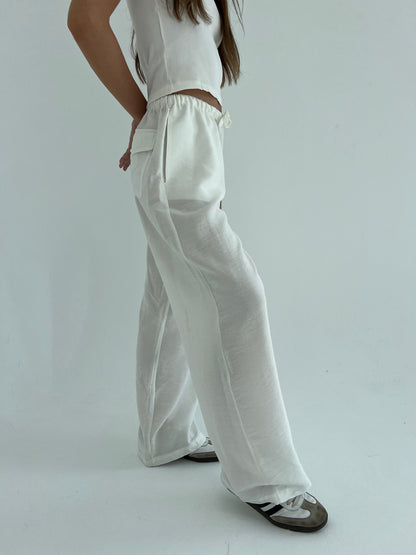 Must-have Linen Pants: White
