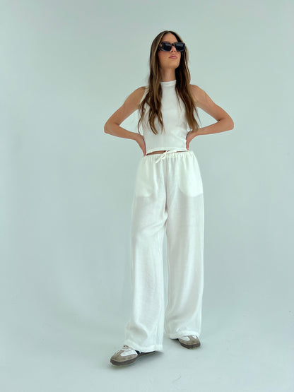 Must-have Linen Pants: White