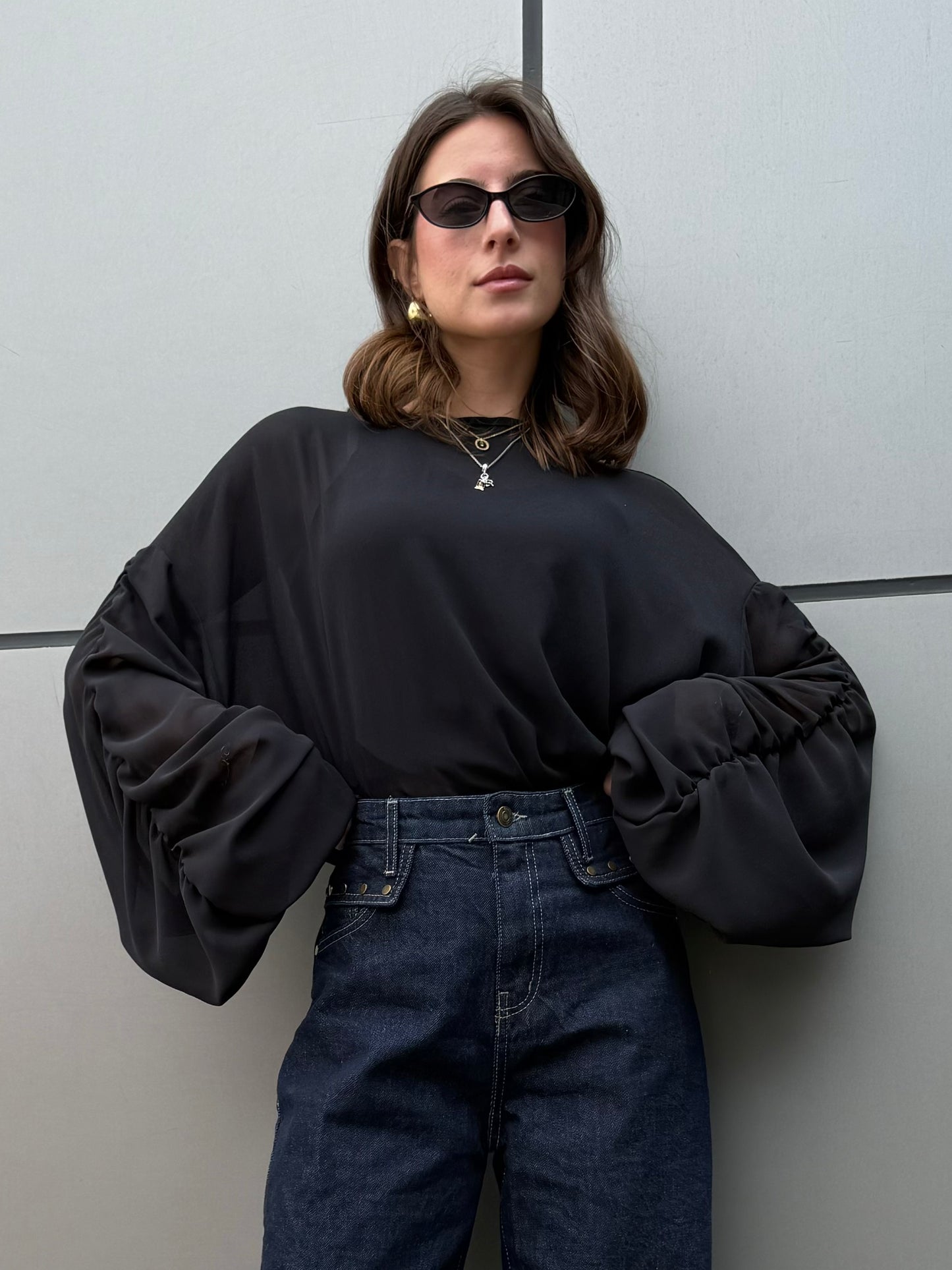 Glam Black Top