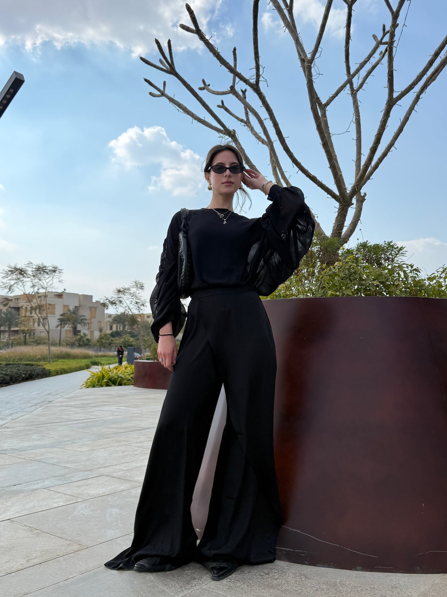 Glam Black Top