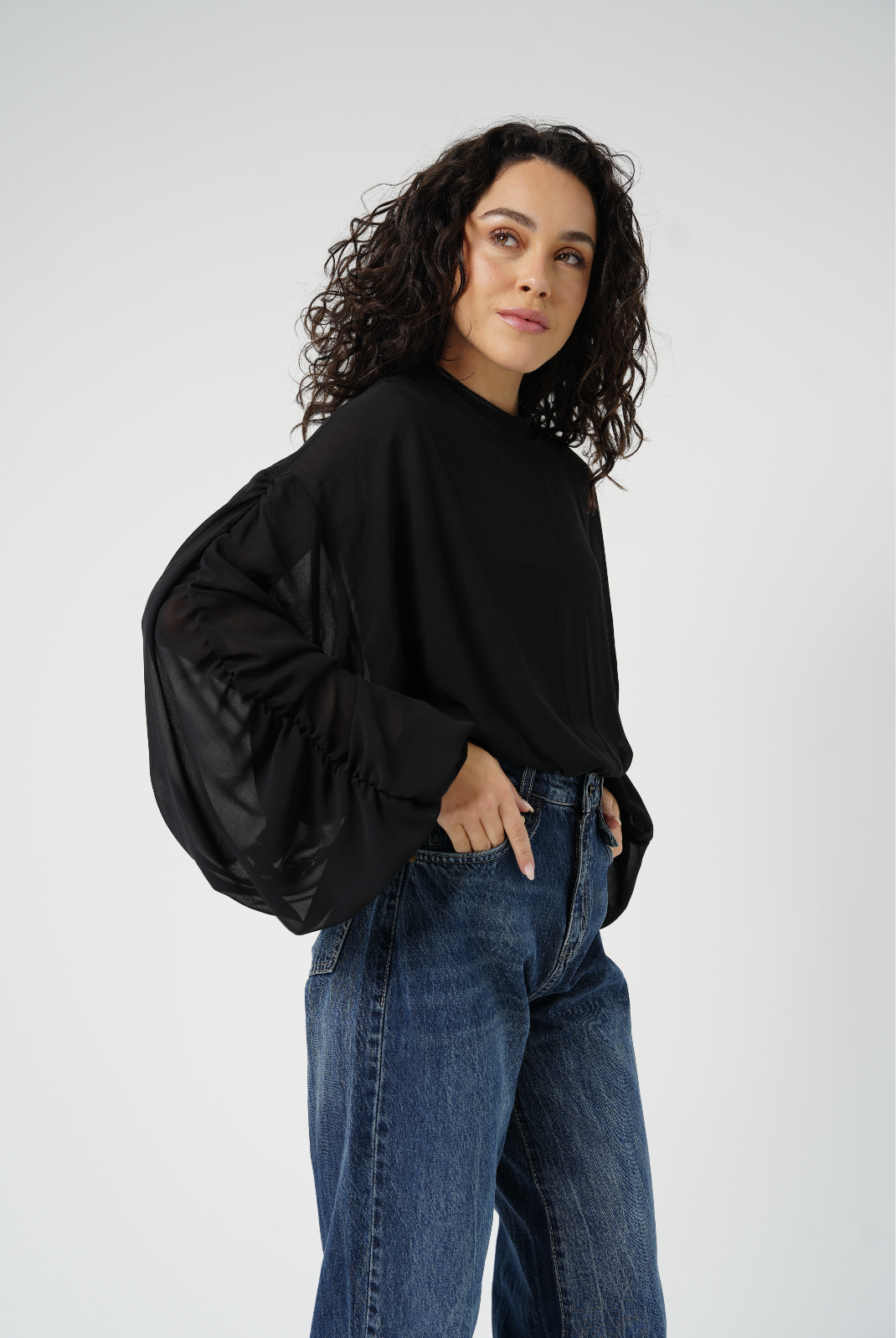 Glam Black Top