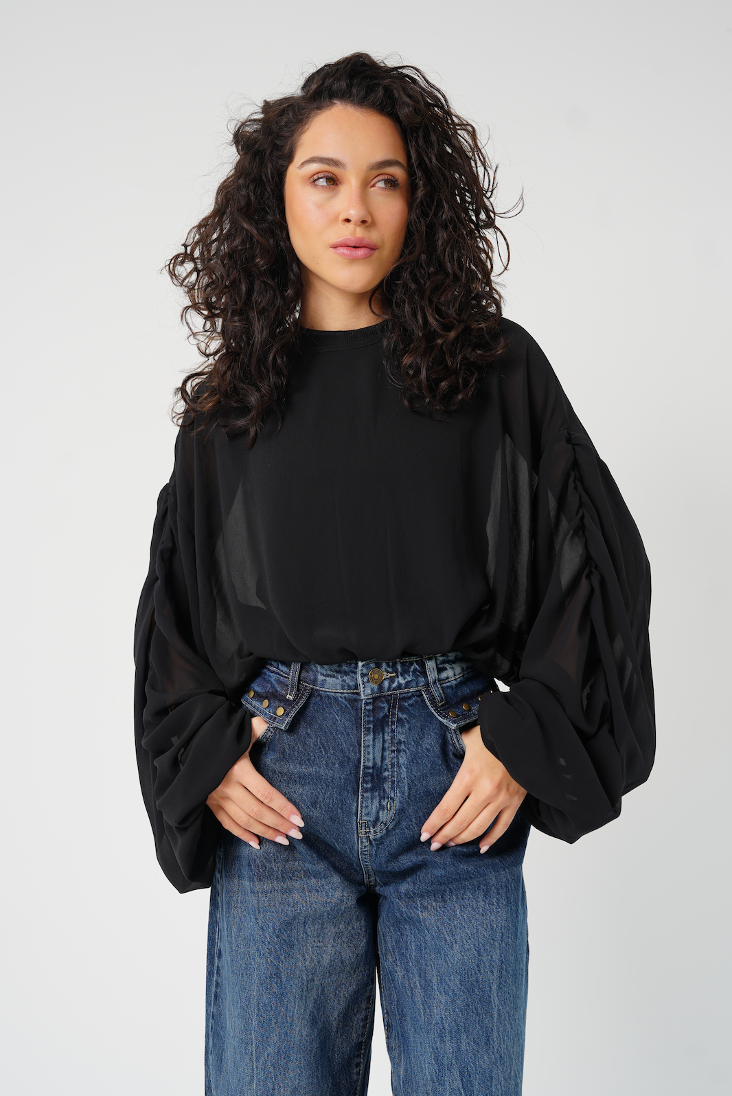 Glam Black Top