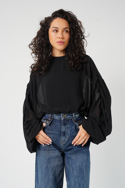 Glam Black Top