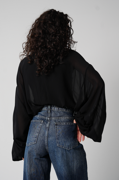 Glam Black Top