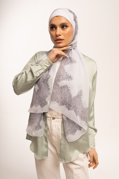 French Lace: White